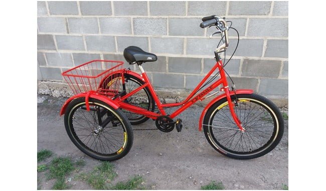 Велосипед Rymar городской 24" с корзинкой - дополнительное фото 3