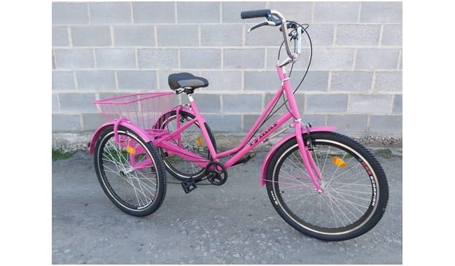 Велосипед Rymar городской 24" с корзинкой - дополнительное фото 4