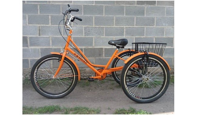 Велосипед Rymar городской 24" с корзинкой - дополнительное фото 5