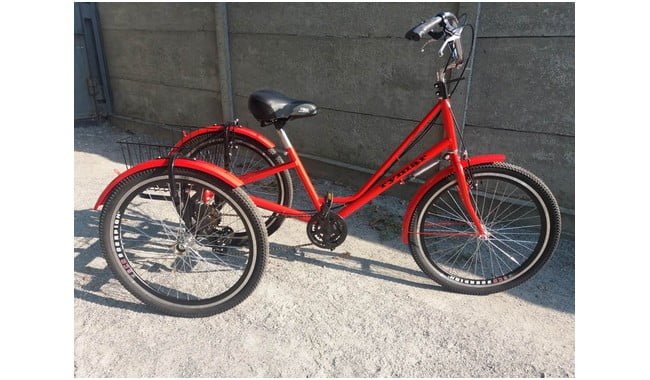 Велосипед Rymar городской 24" с корзинкой - дополнительное фото 7