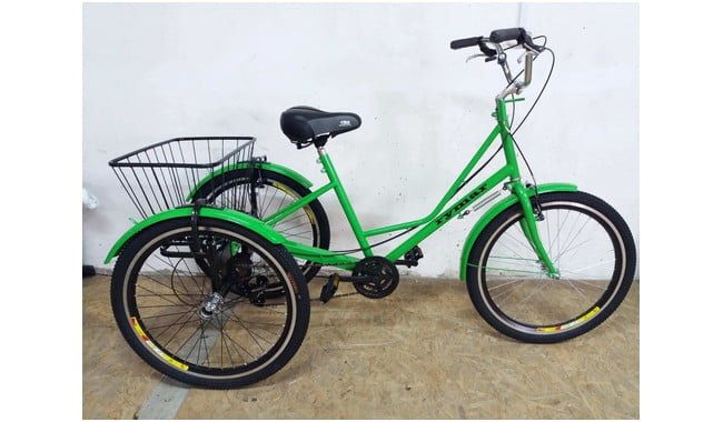 Велосипед Rymar городской 24" с корзинкой - дополнительное фото 8