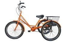 Велосипед Rymar городской 24" с корзинкой - фото 1