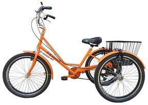 Велосипед Rymar міський 24" з кошиком