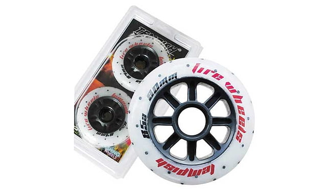 Набор колес для роликов Tempish Fire 80x24 85A - фото 1