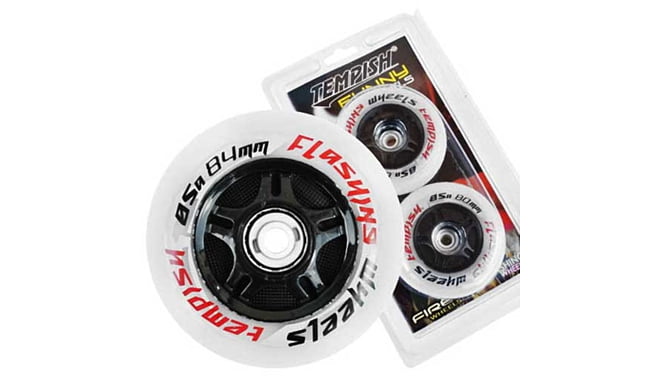 Набор колес для роликов Tempish Flashing 84x24 85A - фото 1