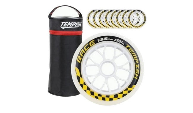Набор колес для роликов Tempish Race 100x24 88A - фото 1