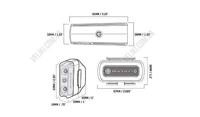 Комплект велосвітла Blackburn Luminate 360 - дополнительное фото 5