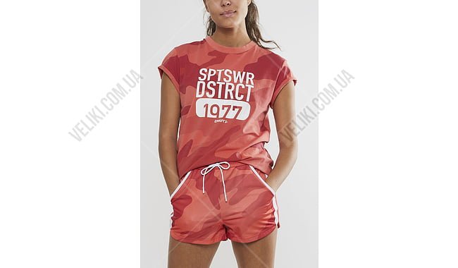 Футболка Craft District Clean Tee W - дополнительное фото 1