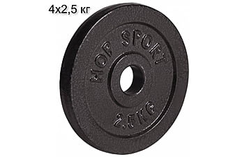 Набор дисков Hop-Sport Strong 4x2.5 кг