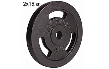 Набір дисків Hop-Sport Strong 2x15 кг