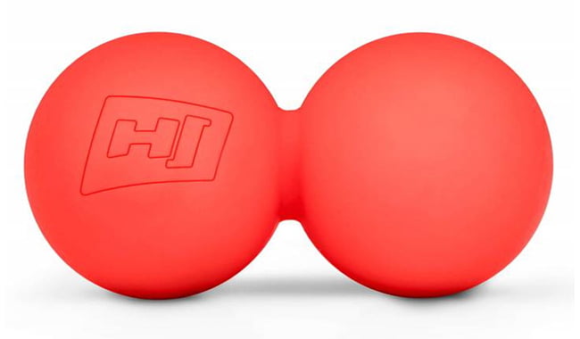 Массажный мяч Hop-Sport двойной 6.3 см - фото 3