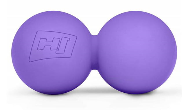 Массажный мяч Hop-Sport двойной 6.3 см - фото 4