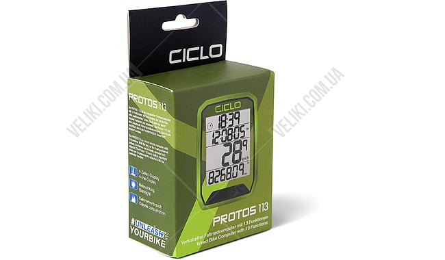Велокомп'ютер Ciclo Protos 113 - дополнительное фото 3