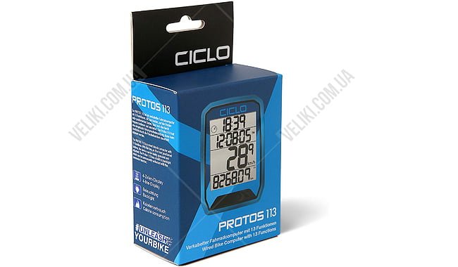Велокомп'ютер Ciclo Protos 113 - дополнительное фото 6
