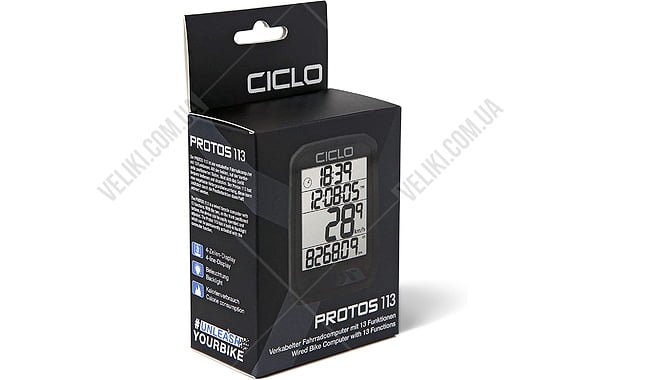 Велокомп'ютер Ciclo Protos 113 - дополнительное фото 9