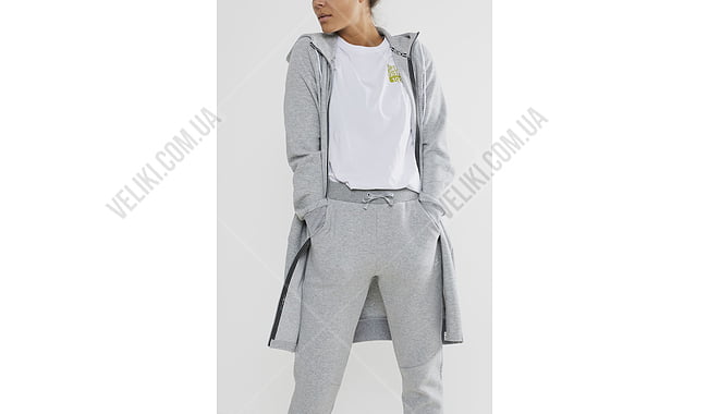 Кофта Craft District Long Hoodie W - дополнительное фото 1