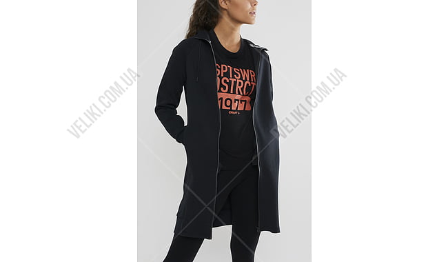 Кофта Craft District Long Hoodie W - дополнительное фото 7
