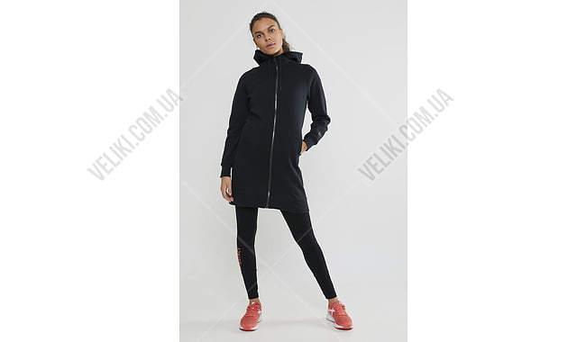 Кофта Craft District Long Hoodie W - дополнительное фото 12