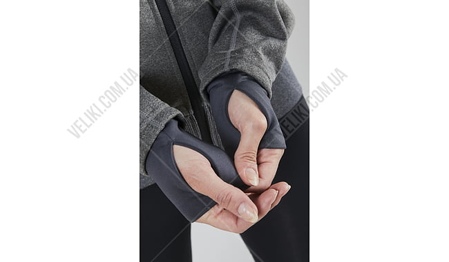 Кофта Craft Sports Fleece Assymetric W - дополнительное фото 8