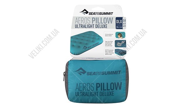 Подушка надувная Sea to Summit Aeros Ultralight Pillow Deluxe - дополнительное фото 5