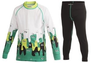 Комплект дитячої білизни Craft Active Multi 2-Pack Colorblocking Junior, Влагоотводящее