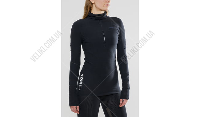 Термофутболка Craft CTM Hood LS Woman - дополнительное фото 1