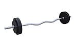 Штанга W-образная с обрезиненными дисками RN-Sport 30 кг - фото 1