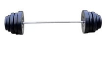 Штанга наборная с ABS покрытием RN-Sport 103 кг - фото 1