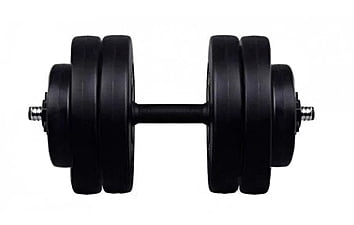 Гантель RN-Sport K 23 кг + Эспандер