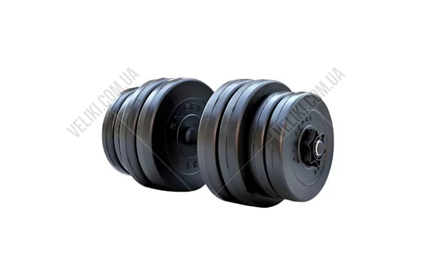 Гантель RN-Sport StrongMan 31 кг с расширителем грифа - дополнительное фото 1