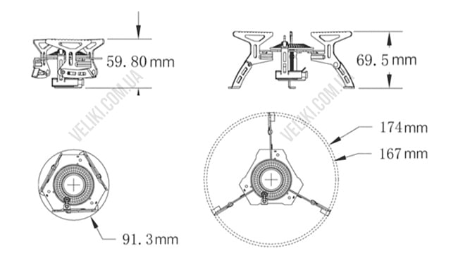 Горелка Fire Maple FMS-105 - дополнительное фото 1