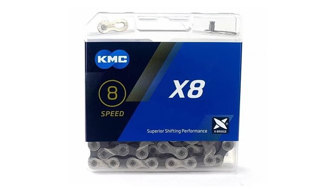 Цепь KMC X8 116 звеньев - дополнительное фото 1