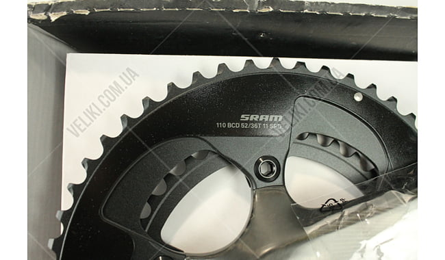 Система шатунов SRAM Red eTap 36-52T 170 мм - дополнительное фото 1