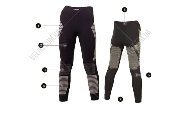 Термоштаны Lasting Werena - дополнительное фото 2