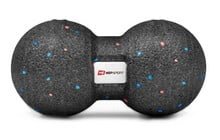 Масажний м'яч Hop-Sport 80 мм подвійний HS-P080DMB - фото 1