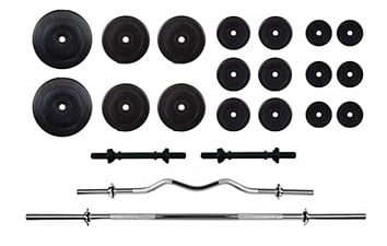 Набор RN-Sport штанги с гантелями 67 кг