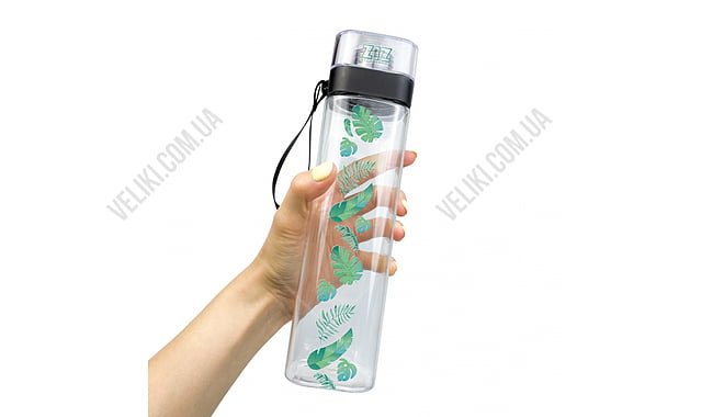 Бутылка для воды ZIZ Пальмовые листья 700 мл - дополнительное фото 2