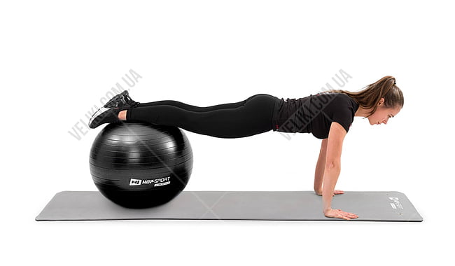 Фітбол Hop-Sport HS-R055YB 55 см + насос - дополнительное фото 4