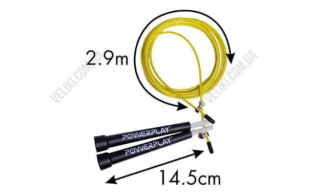 Скакалка скоростная PowerPlay 4202 - дополнительное фото 4