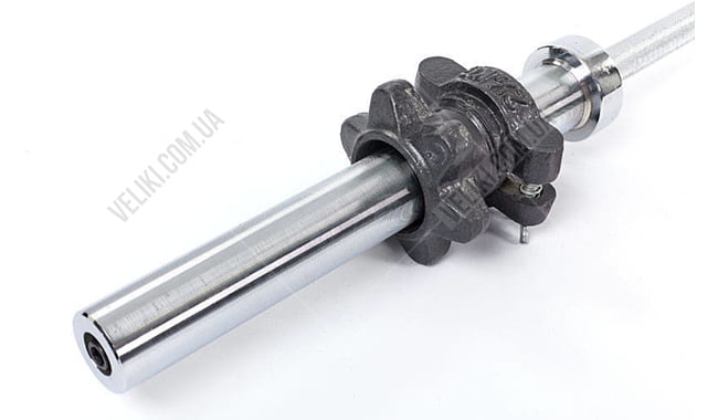 Гриф York Fitness 220 см - 50 мм - дополнительное фото 1