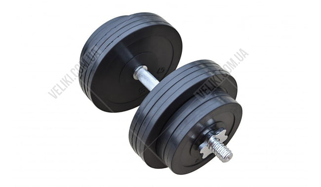 Гантель RN-Sport R 26 кг - дополнительное фото 2