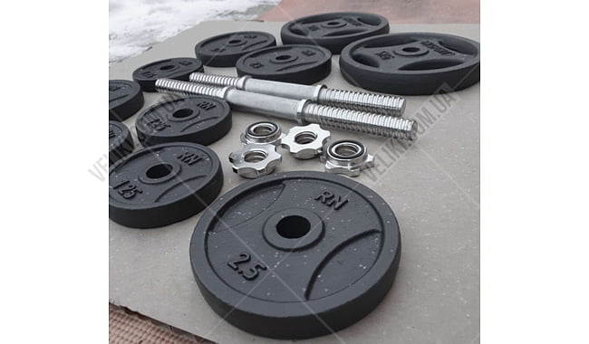 Гантель RN-Sport Quatro-Grip 16 кг - дополнительное фото 2