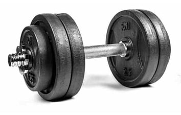 Гантель RN-Sport Quatro-Grip 13,5 кг