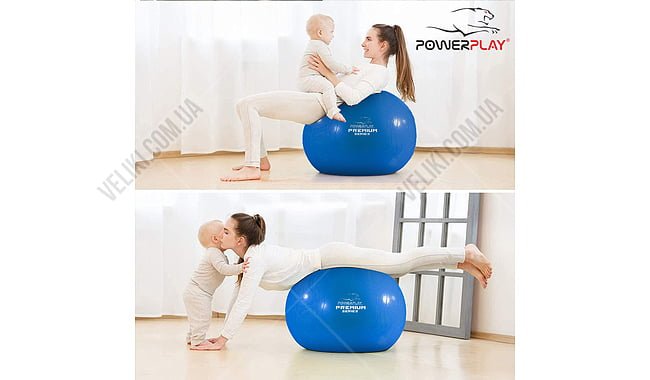Мяч для фитнеса PowerPlay 4000 Premium 65 см - дополнительное фото 9