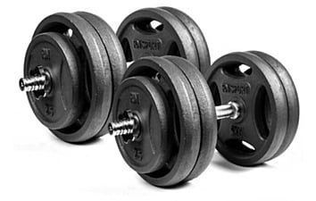 Гантели RN-Sport Quatro-GRIP 2x26 кг