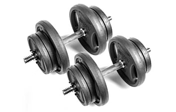 Гантели RN-Sport Quatro-GRIP 2x21 кг