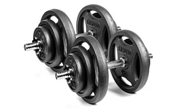 Гантели RN-Sport Quatro-GRIP 2x18,5 кг