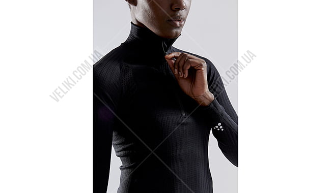 Термофутболка Craft Active Extreme X ZIP LS Woman - дополнительное фото 2