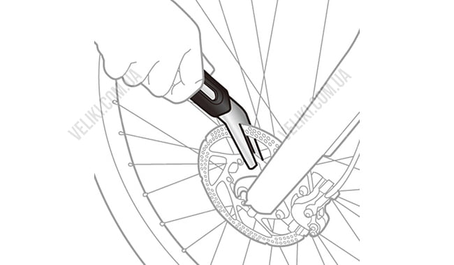 Ключ для вирівнювання ротора Topeak Rotor Tru - дополнительное фото 1
