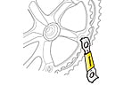 Ключ для бонок Topeak Chainring Nut Wrench - дополнительное фото 1